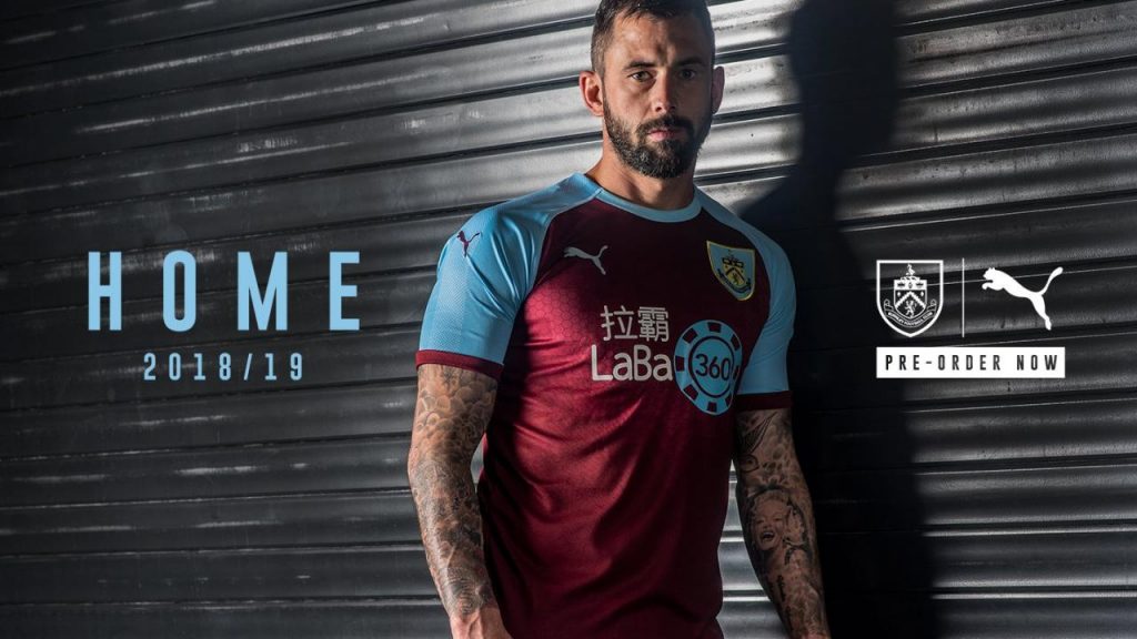 burnley home shirt